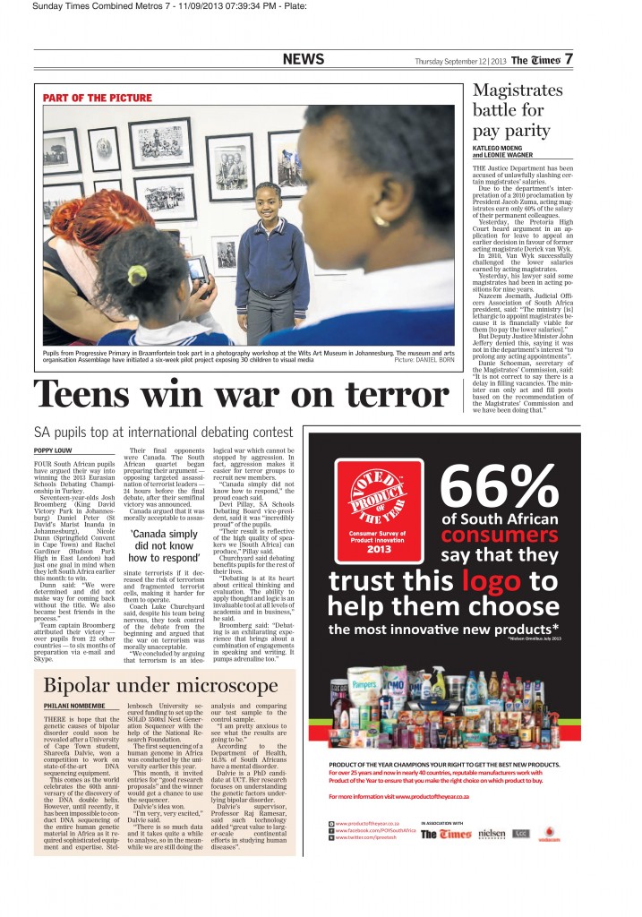 Team SA Sunday Times